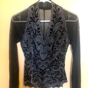 Sequin Long Sleeve Top